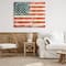 Stupell Industries Rustic American Flag Canvas Wall Art